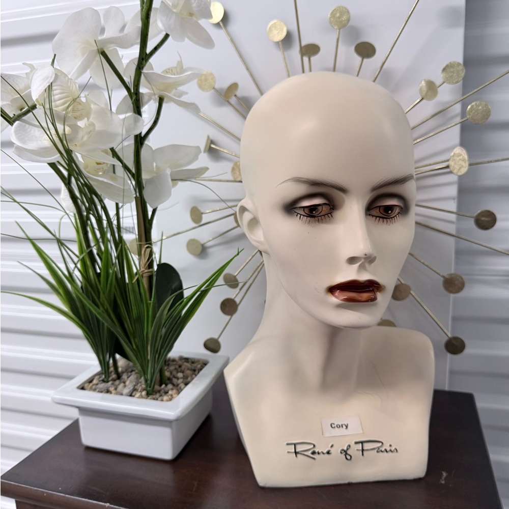 Rene Of Paris Mannequin Head With Gold Accents View 2